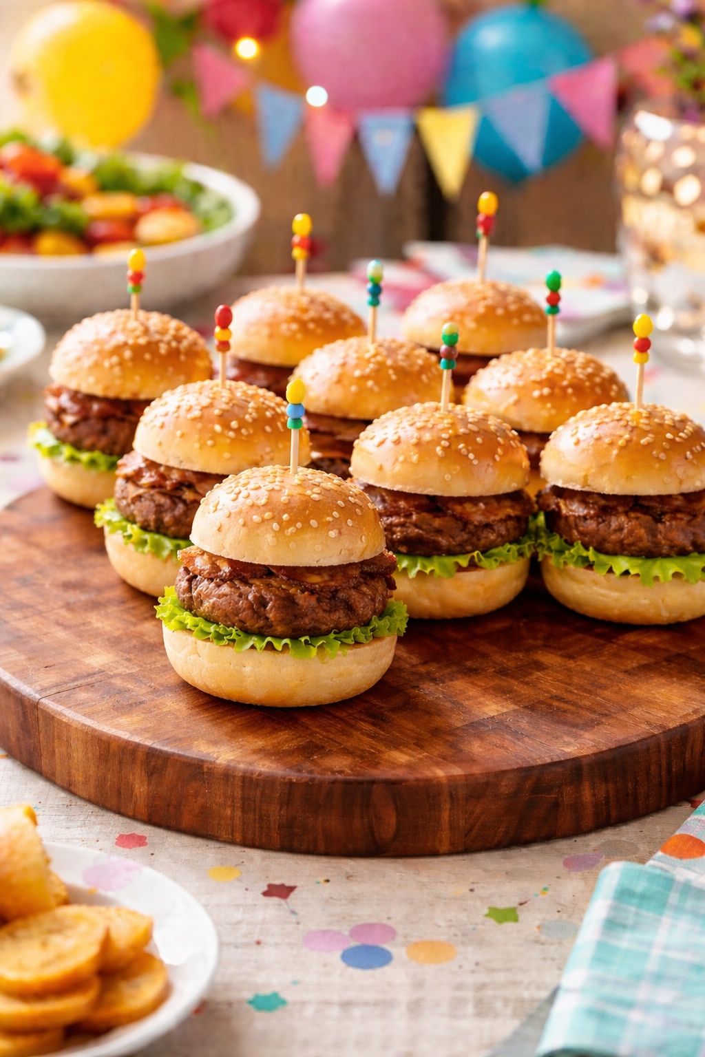 Mini hambúrgueres